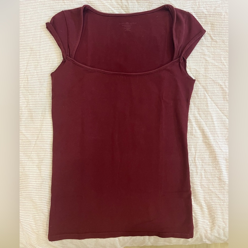 SOLD Burgundy Women's Top